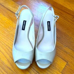 Never worn ladies Nine West high heel sandals